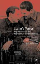 Stalin’s Terror: High Politics and Mass Repression in the Soviet Union