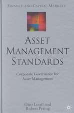 Asset Management Standards: Corporate Governance for Asset Management