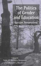 The Politics of Gender and Education: Critical Perspectives