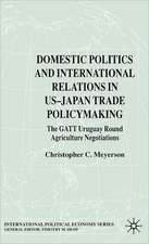 Domestic Politics and International Relations in US-Japan Trade Policymaking: The GATT Uruguay Round Agriculture Negotiations