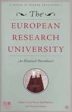 The European Research University: An Historical Parenthesis?