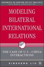 Modeling Bilateral International Relations: The Case of U.S.-China Interactions