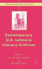 Contemporary U.S. Latino/ A Literary Criticism