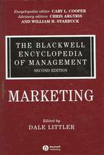 The Blackwell Encyclopedia of Management – Marketing V 9 2e