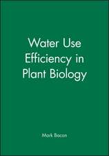 Water Use Efficiency in Plant Biology