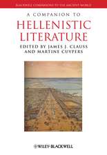 A Companion to Hellenistic Literature