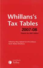 Whillan's Tax Tables