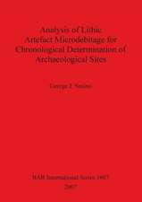 Analysis of Lithic Artefact Microdebitage for Chronological Determination of Archaeological Sites