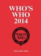 Who's Who 2014