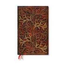 Paperblanks 2025 Weekly Planner Wildwood Tree of Life 12-Month Flexis Maxi Horizontal Elastic Band 176 Pg 100 GSM