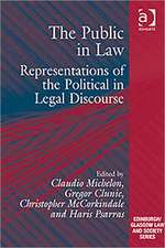 The Public in Law: Representations of the Political in Legal Discourse