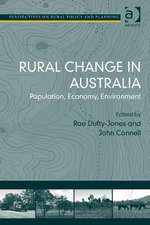 Rural Change in Australia: Population, Economy, Environment