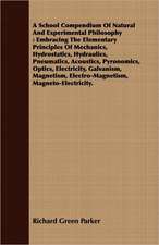 A School Compendium of Natural and Experimental Philosophy: Embracing the Elementary Principles of Mechanics, Hydrostatics, Hydraulics, Pneumatics,