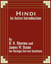 Hindi: An Active Introduction