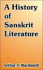 A History of Sanskrit Literature