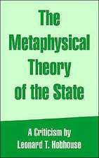 The Metaphysical Theory of the State