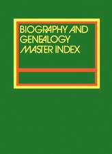 Biography and Genealogy Master Index Supplement: A Consolidated Index to More Than 300,000 Biographical Sketches in 54 Current and Retrospective