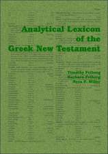 Analytical Lexicon of the Greek New Testament