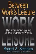 Between Work and Leisure: The Common Ground of Two Separate Worlds