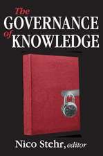 The Governance of Knowledge