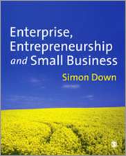 Enterprise, Entrepreneurship and Small Business