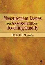 Measurement Issues and Assessment for Teaching Quality