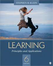 Learning: Principles and Applications