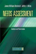 Needs Assessment: Analysis and Prioritization (Book 4)