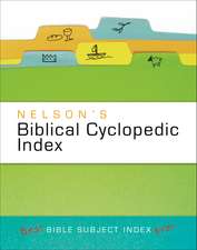 Nelson's Biblical Cyclopedic Index