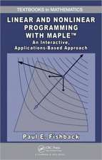 Linear and Nonlinear Programming with Maple