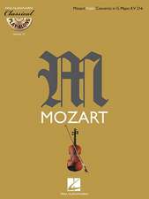 Mozart: Violin Concerto in G Major, KV216 [With CD (Audio)]