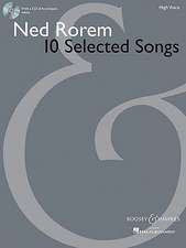 10 Selected Songs: High Voice with a CD of Piano Accompaniment