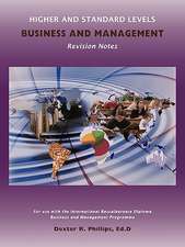 Higher and Standard Levels Business and Management Revision Notes