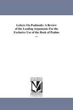 Letters on Psalmody