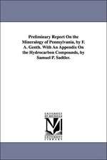 Preliminary Report on the Mineralogy of Pennsylvania, by F. A. Genth. with an Appendix on the Hydrocarbon Compounds, by Samuel P. Sadtler.