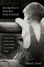 Not Bad for a Farm Boy from Cornwall: Poems about Poetry, Places, People, Politics, War and Other Things