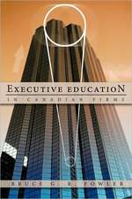 Executive Education in Canadian Firms