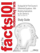 Studyguide for First Course in Differential Equations