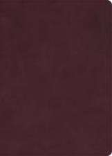 CSB Verse-By-Verse Reference Bible, Holman Handcrafted Collection, Marbled Burgundy Premium Calfskin