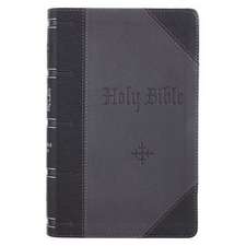 KJV BIBLE GP 2-TONE BLACK/DARK