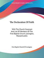 The Declaration Of Faith