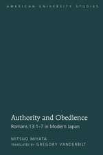 Authority and Obedience