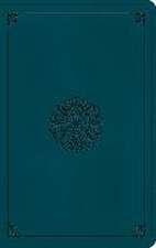 ESV Large Print Personal Size Bible (TruTone, Deep Teal, Emblem Design)