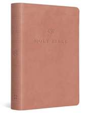 ESV Large Print Compact Bible, Red Letter (Trutone, Blush Rose)