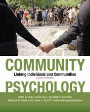 Community Psychology – Linking Individuals and Communities