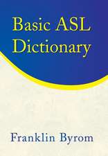 Basic Asl Dictionary