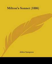 Milton's Sonnet (1886)