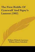 The First Riddle Of Cynewulf And Signy's Lament (1902)