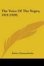 The Voice Of The Negro, 1919 (1920)