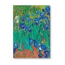 Paperblanks Van Gogh's Irises MIDI Address Book Elastic Band Closure 144 Pg 120 GSM